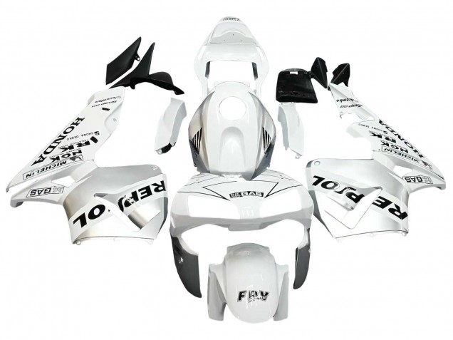 Purchase 2003-2004 White Silver Black Repsol Honda CBR600RR Motorcycle Fairings UK