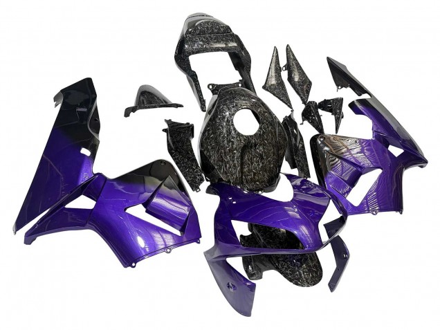 Purchase 2003-2004 Purple Black Forged Carbon Fiber Honda CBR600RR Motorcycle Fairings UK
