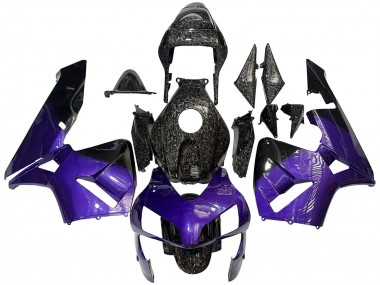 Purchase 2003-2004 Purple Black Forged Carbon Fiber Honda CBR600RR Motorcycle Fairings UK