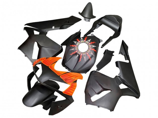 Purchase 2003-2004 Matte Black Orange Honda CBR600RR Motorcycle Fairings UK