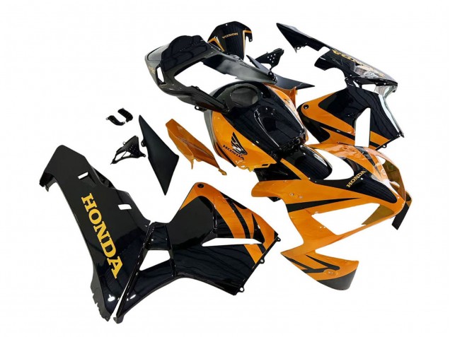 Purchase 2003-2004 Orange White Red Glossy Black Repsol Honda CBR600RR Motorcycle Fairings Kits UK