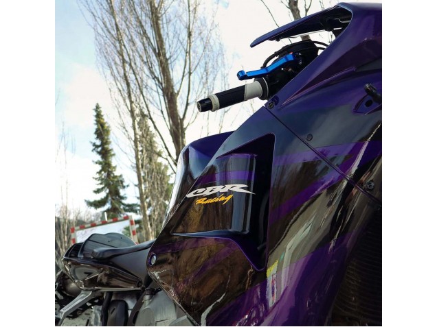 Purchase 2003-2004 Dark Blue Glossy Black Honda CBR600RR Motorcycle Fairings UK