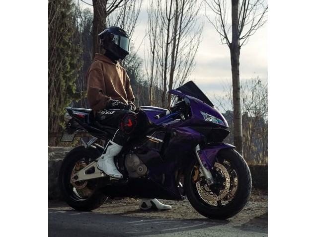 Purchase 2003-2004 Dark Blue Glossy Black Honda CBR600RR Motorcycle Fairings UK