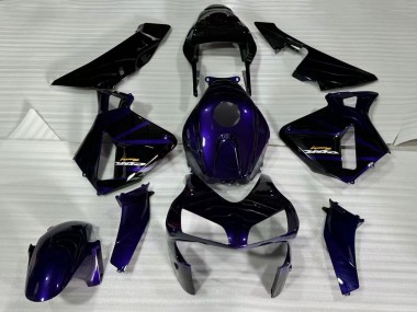 Purchase 2003-2004 Dark Blue Glossy Black Honda CBR600RR Motorcycle Fairings UK
