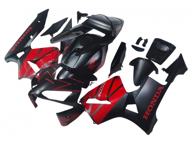 Purchase 2003-2004 Red Glossy Black Matte Black Honda CBR600RR Motorcycle Fairings UK