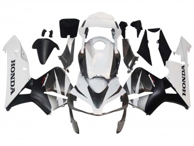 Purchase 2003-2004 White Matte Black Racing Honda CBR600RR Motorcycle Fairings UK
