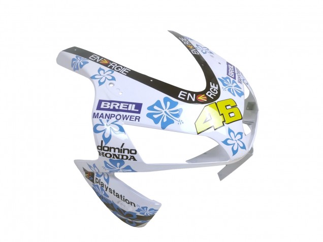 Purchase 2003-2004 White Blue Red Nastro Azzurro 46 Honda CBR600RR Motorcycle Fairings UK