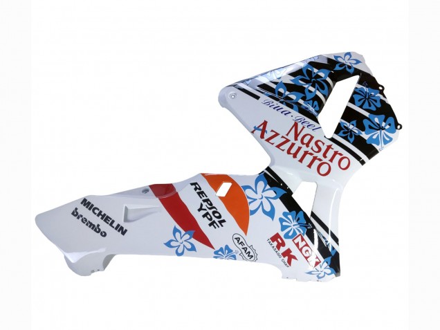 Purchase 2003-2004 White Blue Red Nastro Azzurro 46 Honda CBR600RR Motorcycle Fairings UK