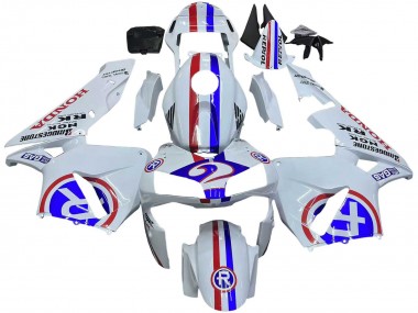Purchase 2003-2004 White Red Blue Honda CBR600RR Motorcycle Fairings UK