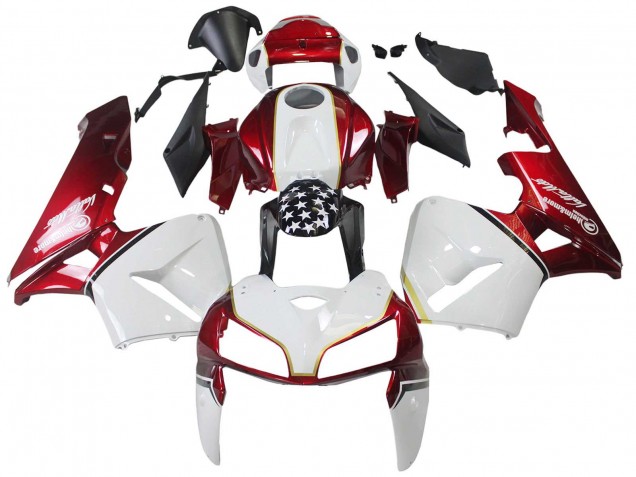 Purchase 2005-2006 Red White Black Honda CBR600RR Motorcycle Fairing Kits UK