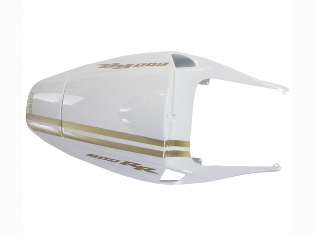 Purchase 2005-2006 White Gold Honda CBR600RR Motorcycle Fairings UK