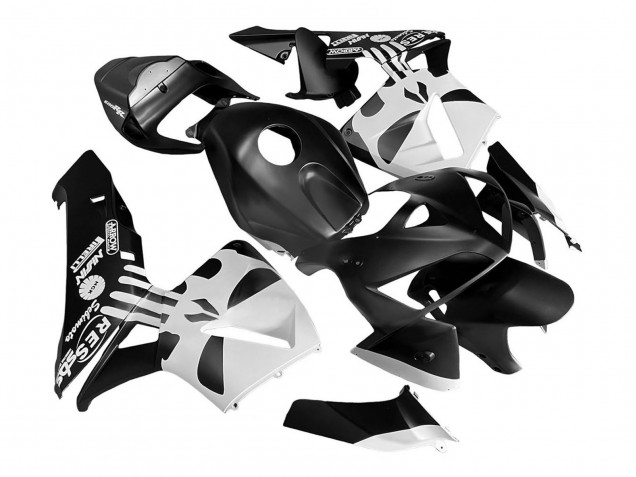 Purchase 2005-2006 Black White Honda CBR600RR Bike Fairings UK