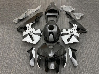 Purchase 2005-2006 Black White Honda CBR600RR Motorcycle Fairing Kits UK
