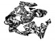 Purchase 2005-2006 Black White Grey Camouflage Honda CBR600RR Motorcycle Fairings UK