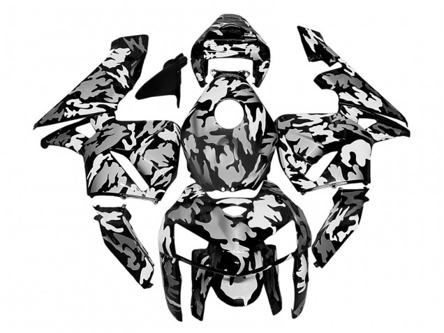 Purchase 2005-2006 Black White Grey Camouflage Honda CBR600RR Motorcycle Fairings UK