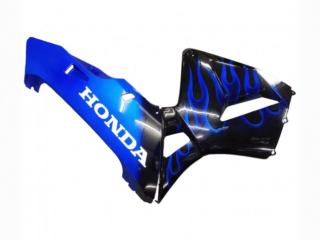 Purchase 2005-2006 Glossy Black Blue Flame Honda CBR600RR Motorcycle Fairing UK