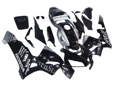 Purchase 2005-2006 Black Silver SevenStars Honda CBR600RR Motorcycle Fairings UK