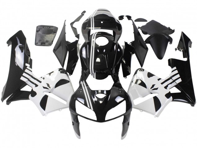 Purchase 2005-2006 Black White Honda CBR600RR Motorcycle Fairing UK