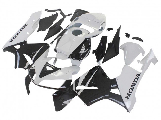 Purchase 2005-2006 Black White Honda CBR600RR Motorcycle Fairings UK