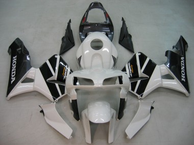 Purchase 2005-2006 Black White Racing Honda CBR600RR Motorcycle Fairings UK