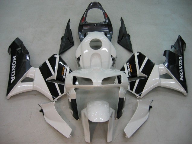 Purchase 2005-2006 Black White Racing Honda CBR600RR Motorcycle Fairings UK