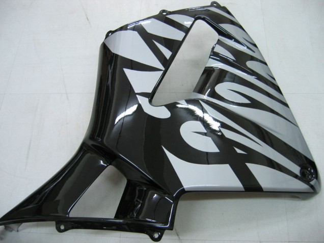 Purchase 2005-2006 Glossy Black Grey Flame Honda CBR600RR Motorcycle Fairings UK