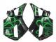 Purchase 2005-2006 Glossy Black Green Flame Honda CBR600RR Motorcycle Fairings UK