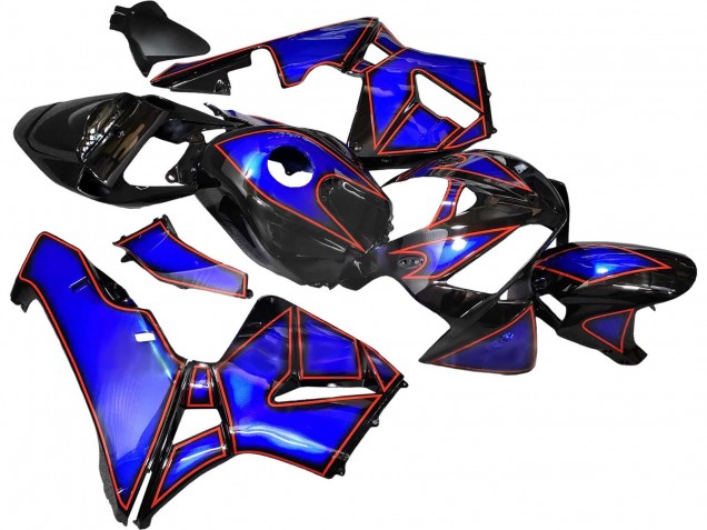 Purchase 2005-2006 Blue Black with Red Line Honda CBR600RR Motorcycle Fairings UK