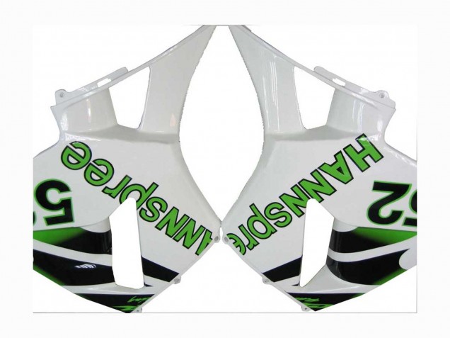 Purchase 2005-2006 Green White Black hannspree 52 Honda CBR600RR Motorcycle Fairings UK