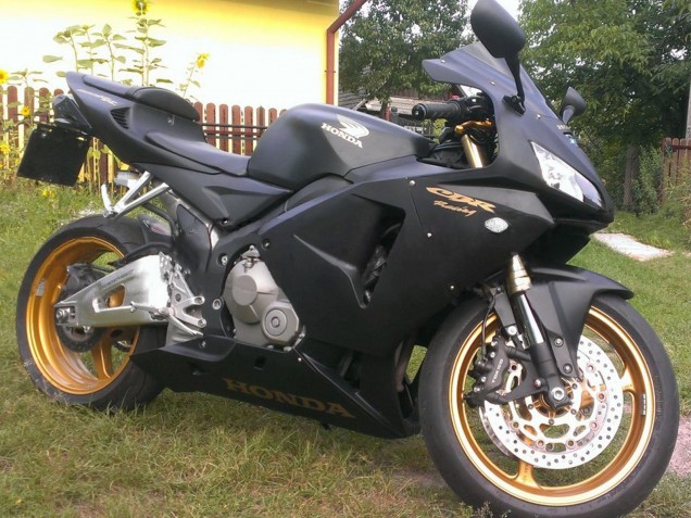 Purchase 2005-2006 Matte Black Honda CBR600RR Motorcycle Fairings UK