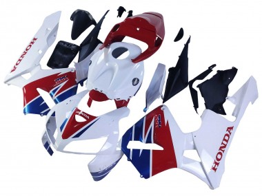 Purchase 2005-2006 White Red Blue HRC Honda CBR600RR Motorcycle Fairing UK