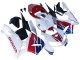 Purchase 2005-2006 White Red Blue HRC Honda CBR600RR Motorcycle Fairing UK