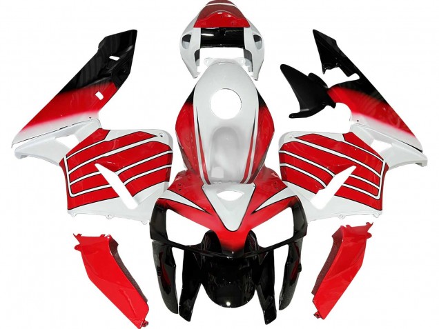 Purchase 2005-2006 Red White Black Honda CBR600RR Motorcycle Fairing UK