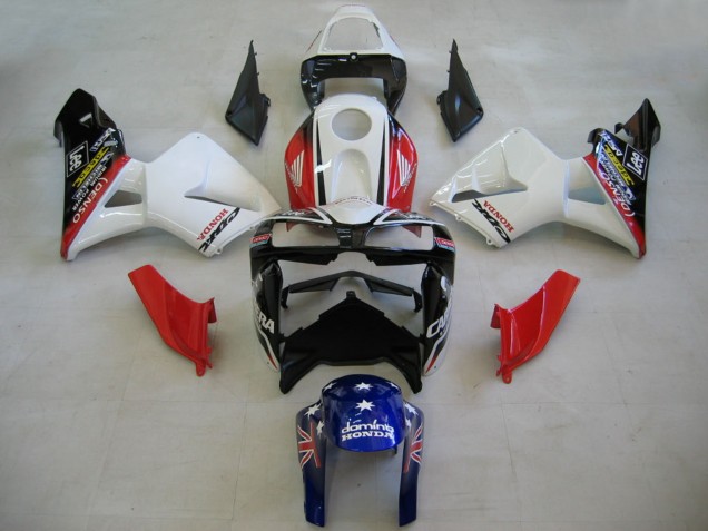 Purchase 2005-2006 Red White Blue DENSO Honda CBR600RR Motorcycle Fairings UK