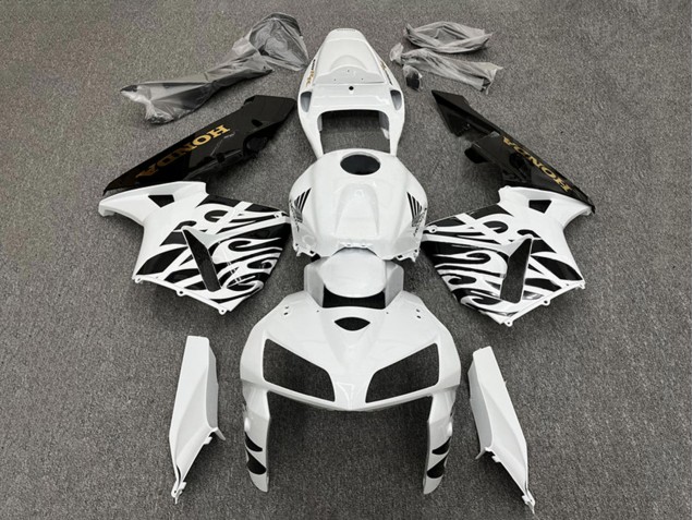Purchase 2005-2006 White Black Honda CBR600RR Motorcycle Fairings UK