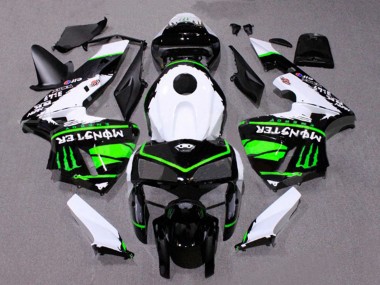 Purchase 2005-2006 White Black Green Monster Honda CBR600RR Motorcycle Fairings UK