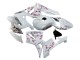 Purchase 2005-2006 White with Cherry Blossom Honda CBR600RR Motorcycle Fairings UK