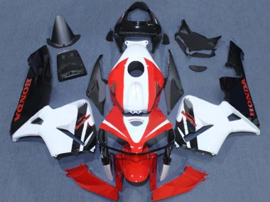 Purchase 2005-2006 Red White Black Honda CBR600RR Motorcycle Fairings UK