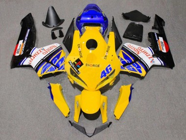 Purchase 2005-2006 Yellow Blue White Nastro Azzurro 46 Honda CBR600RR Motorcycle Fairings UK