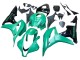Purchase 2007-2008 Green Glossy Black Honda CBR600RR Bike Fairings UK