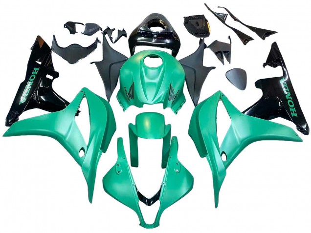 Purchase 2007-2008 Green Glossy Black Honda CBR600RR Bike Fairings UK