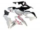 Purchase 2007-2008 White Cherry Blossom Glossy Black Split Honda CBR600RR Motorcycle Fairings UK