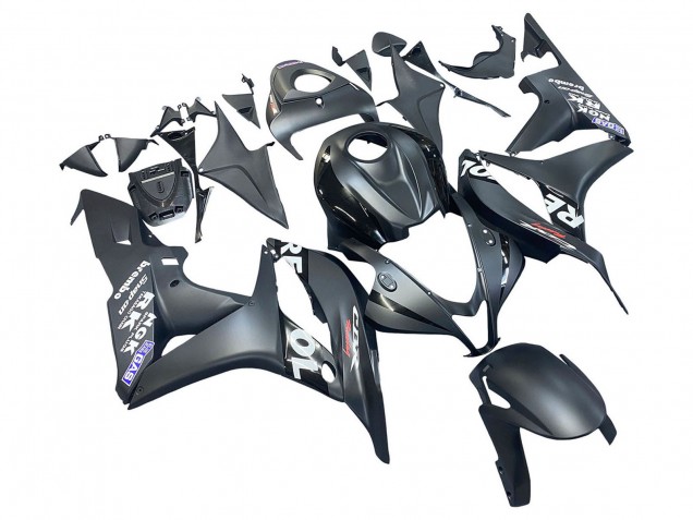 Purchase 2007-2008 Matte Black White Repsol Honda CBR600RR Motorcycle Fairing UK