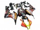 Purchase 2007-2008 Matte Black Orange Red Rossi Repsol 46 Honda CBR600RR Motorcycle Fairings UK