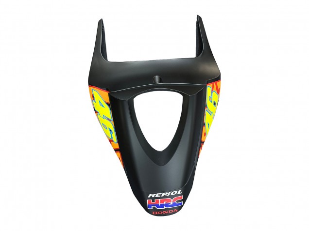 Purchase 2007-2008 Matte Black Orange Red Rossi Repsol 46 Honda CBR600RR Motorcycle Fairings UK