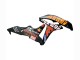 Purchase 2007-2008 Matte Black Orange Red Rossi Repsol 46 Honda CBR600RR Motorcycle Fairings UK
