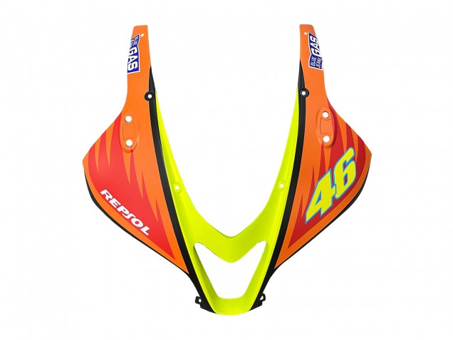 Purchase 2007-2008 Matte Black Orange Red Rossi Repsol 46 Honda CBR600RR Motorcycle Fairings UK