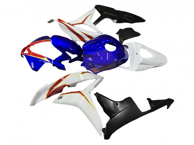 Purchase 2007-2008 White Blue Red Glossy Black Honda CBR600RR Motorcycle Fairings UK