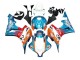 Purchase 2007-2008 Orange White Red Blue Repsol Honda CBR600RR Motorcycle Fairings UK