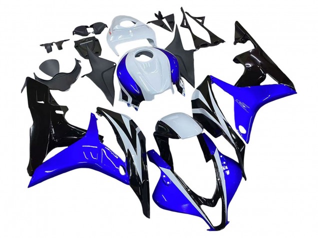 Purchase 2007-2008 White Blue Glossy Black Honda CBR600RR Motorcycle Fairing UK